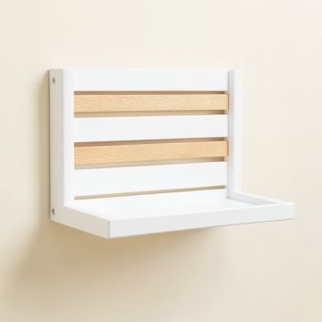 Juniper Bluff Wall-Mounted Entryway Organizer Shelf - White (synthetic illustration; no displayed measurements)