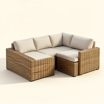 Dariela Patio Sectional With Cushions (synthetic illustration; no displayed measurements)