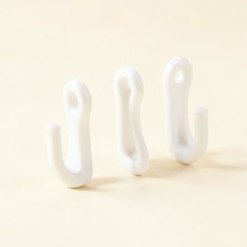 Filigree Shower Curtain Hooks (synthetic illustration; no displayed measurements)