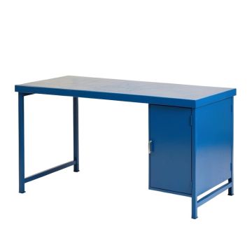 Elm Crossing Empty Workshop Workbench - Blue