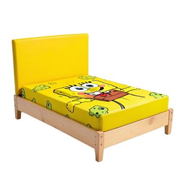 Spongebob Squarepants Upholstered Twin Panel Bed