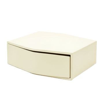 Oak Field Desktop Monitor Riser - Ivory