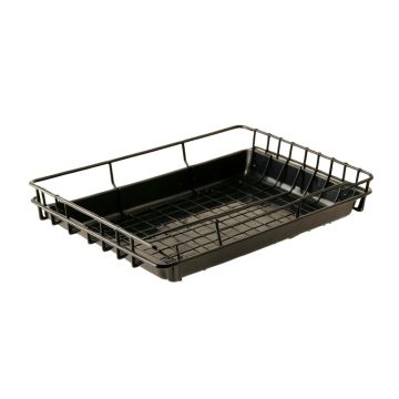 River Brook Empty Under-Desk Cable Tray - Black