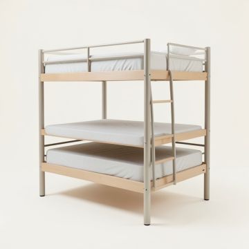 Fedella Full Over Full Over Full Triple / Quad Bunk Bed By Harriet Bee (synthetic illustration; no displayed measurements)
