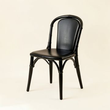Oak Field Dining Chair - Black (synthetic illustration; no displayed measurements)