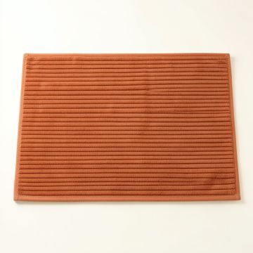Fern Dell Bath Mat - Terracotta (synthetic illustration; no displayed measurements)