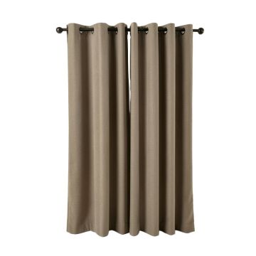 Heil Patio Solid Color Room Darkening Grommet Single Curtain Panel