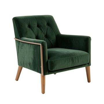 Sisco 28 '' Wide Tufted Velvet Armchair