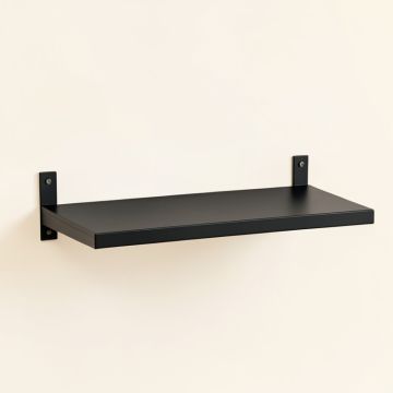 Brook Brook Wall-Mounted Shelf - Black (synthetic illustration; no displayed measurements)