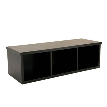 Field Bend Shoe Storage Bench - Black