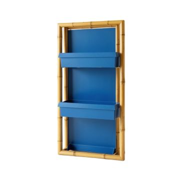 Wren Brook Empty Vertical Garden Frame - Blue