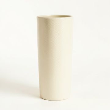Vale Crest Empty Decorative Vase - Ivory (synthetic illustration; no displayed measurements)