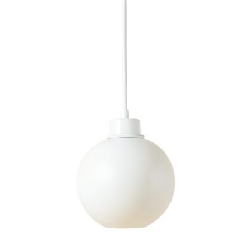 Dune Branch Pendant Light Suspended From One Plain Cable - White