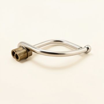 60 '' Adjustable Curved Tension Shower Curtain Rod (synthetic illustration; no displayed measurements)