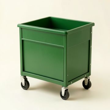 Briar Dell Empty Rolling Workshop Cart - Green (synthetic illustration; no displayed measurements)