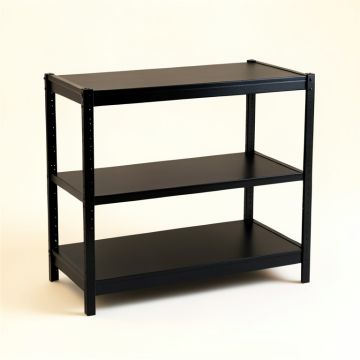 Flint Crest Desktop Shelving Unit - Black (synthetic illustration; no displayed measurements)