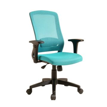 Adjustable Swivel Office Chair Computer Chair Task Chair Mesh Chair , Turquoise
