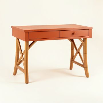 Briar Branch Writing Desk - Terracotta (synthetic illustration; no displayed measurements)