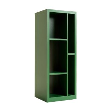 Harbor Crest Narrow Cubby Tower - Green (synthetic illustration; no displayed measurements)