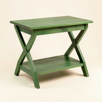 Cedar Arc Side Table (synthetic illustration; no displayed measurements)