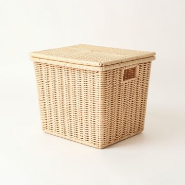 Maple Crest Laundry Hamper - Cream (synthetic illustration; no displayed measurements)