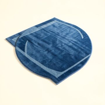 Depue Wave Blue Indoor/Outdoor Area Rug (synthetic illustration; no displayed measurements)