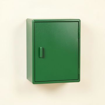 Harbor Dell Wall-Mounted Laundry Cabinet - Green (synthetic illustration; no displayed measurements)