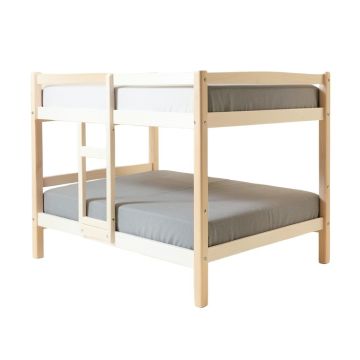 Jenafir Twin Over Twin Solid Wood Standard Bunk Bed