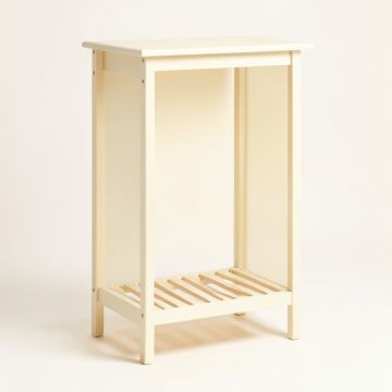 River Bridge Freestanding Laundry Folding Counter - Cream (synthetic illustration; no displayed measurements)