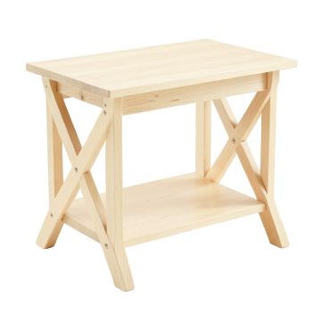 Birch Brook Side Table - Ivory