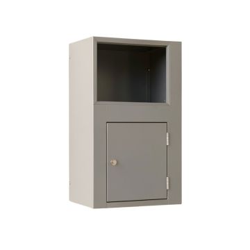 Linden Dale Wall-Mounted Entry Cabinet - Gray