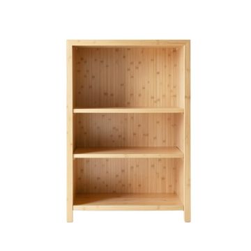 Maple Edge Freestanding Bookcase - Beige
