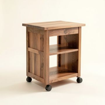 Wadhurst Kitchen Cart Solid + Manufactured Wood (synthetic illustration; no displayed measurements)