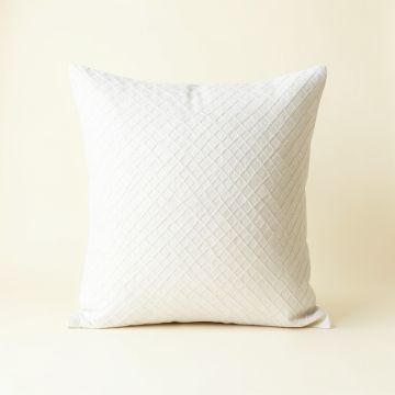 Reed Arc Filled Accent Pillow - White (synthetic illustration; no displayed measurements)