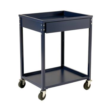 Cove Crossing Empty Rolling Workshop Cart - Navy