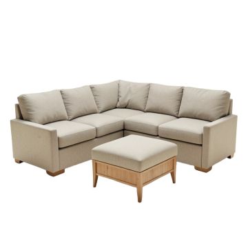 Robesonia 119 '' Wide Reversible Modular Corner Sectional With Ottoman