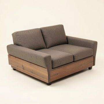 Perlman 58 '' Recessed Arm Sofa Bed With Reversible Cushions (synthetic illustration; no displayed measurements)