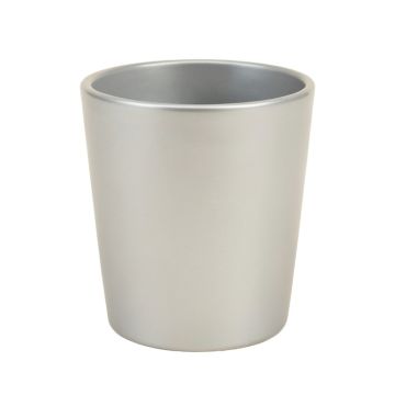 Silver Wave Waste Basket