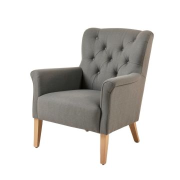 Contreras 27.6 '' Wide Tufted Polyester Wingback Chair