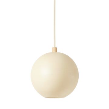 Dune Bluff Pendant Light Suspended From One Plain Cable - Cream