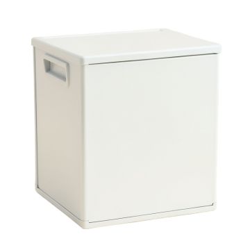 Bay Brook Closed Outdoor Storage Box - White
