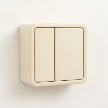 Hazel Dell Wall-Mounted Entry Cabinet - Ivory (synthetic illustration; no displayed measurements)
