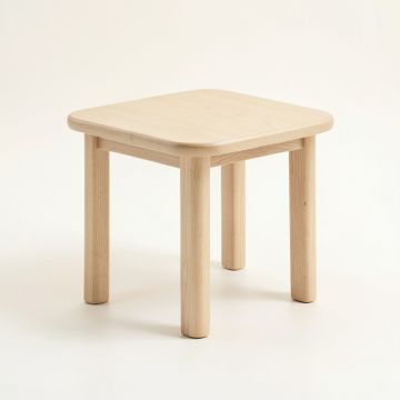 Harbor Crest Compact Balcony Table - Beige (synthetic illustration; no displayed measurements)