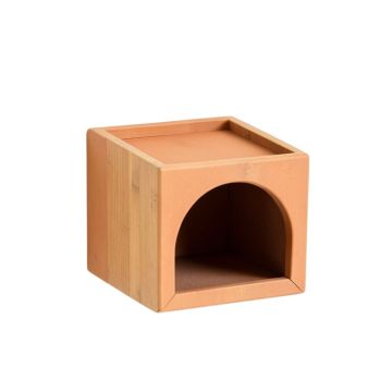 Cliff Bend Wall-Mounted Cat Perch - Terracotta