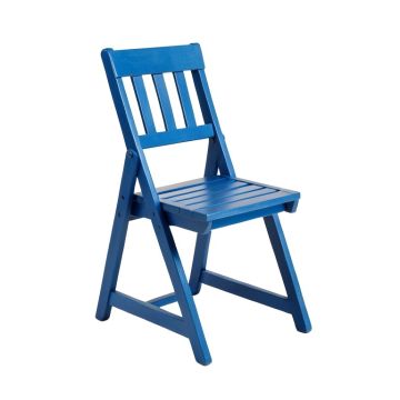 Glen Crossing Folding Outdoor Chair - Blue