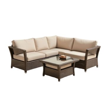 Baela Patio 3 Piece Seating Group With Cushions