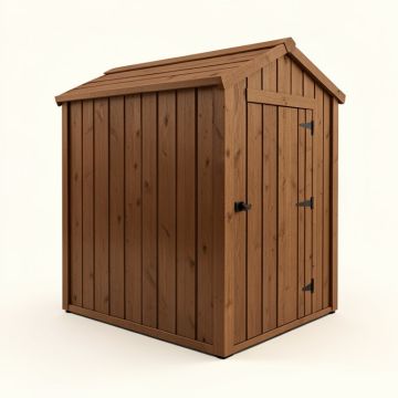 8 Ft. W X 4 Ft. D Solid Wood Lean-To Storage Shed (synthetic illustration; no displayed measurements)