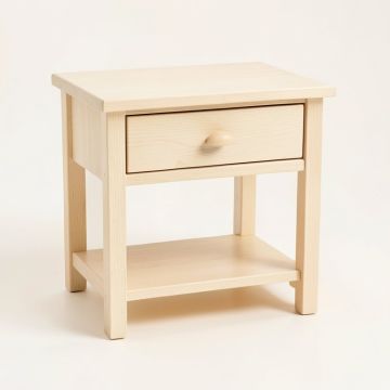 River Edge Nightstand - Ivory (synthetic illustration; no displayed measurements)