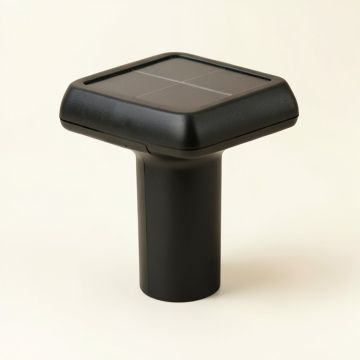Black Solar Powered Integrated Led Pathway Light Pack (synthetic illustration; no displayed measurements)