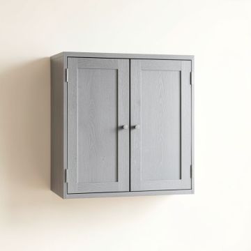 Flint Bluff Wall-Mounted Laundry Cabinet - Gray (synthetic illustration; no displayed measurements)